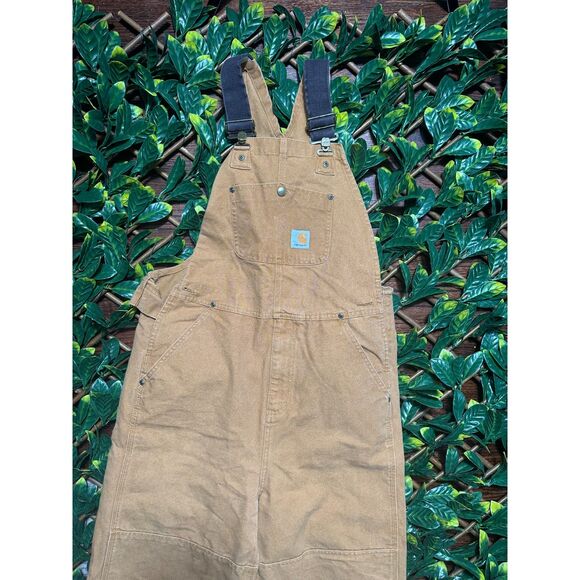 Carharyt Tan Workman Overalls Size 16 - Picture 3 of 11